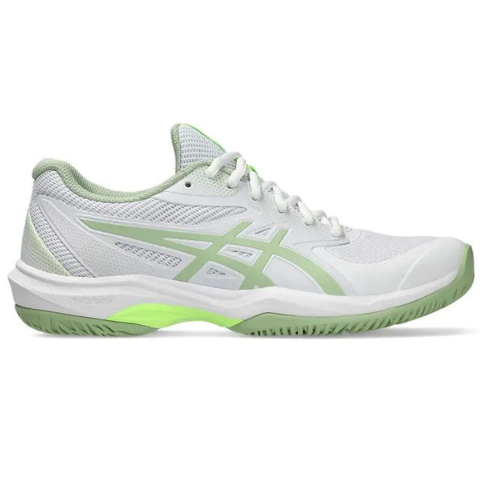 Giày Tennis/Pickleball Asics Game FF Trắng xanh lá 'White/Jade'