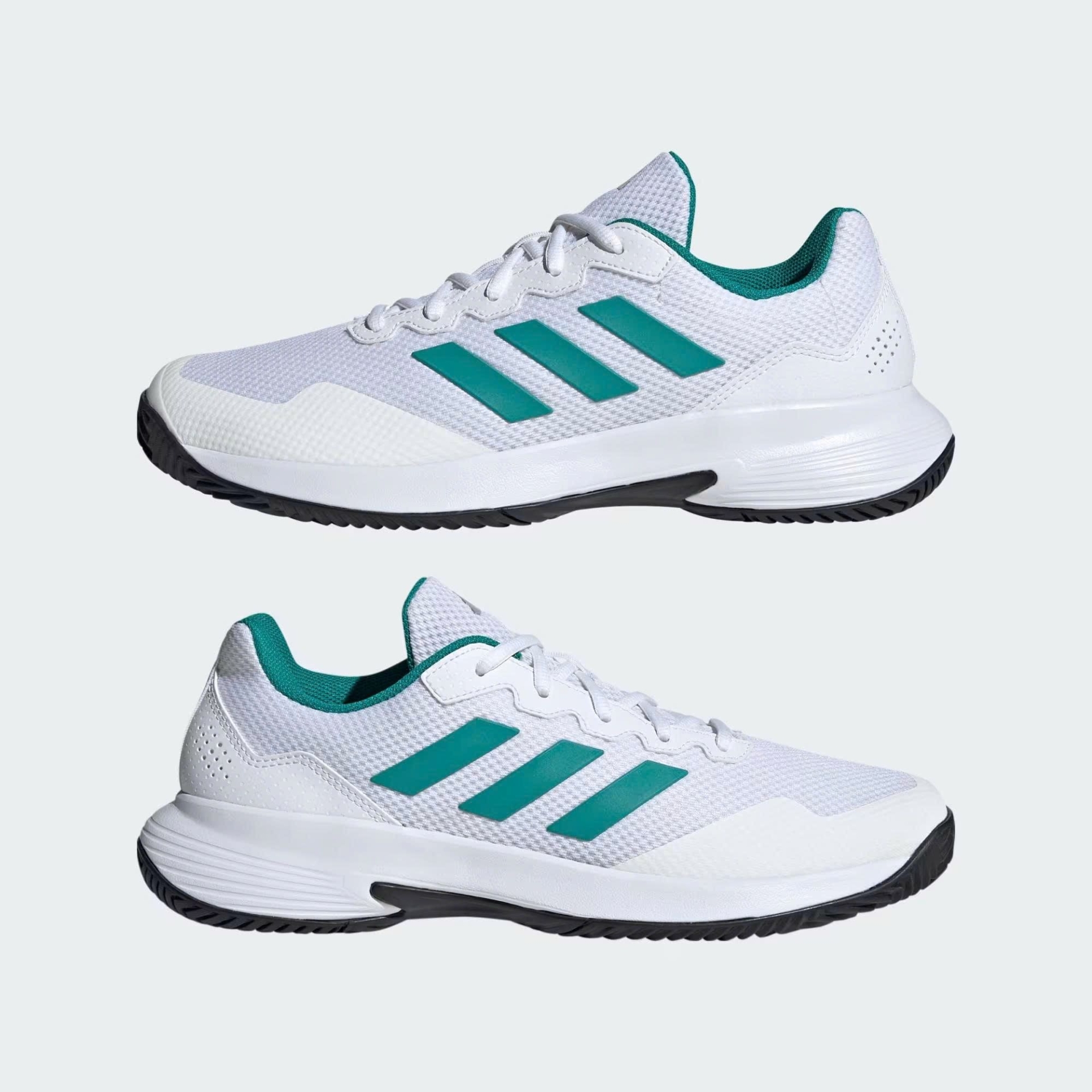 Giày Adidas GameCourt 2.0 White Green