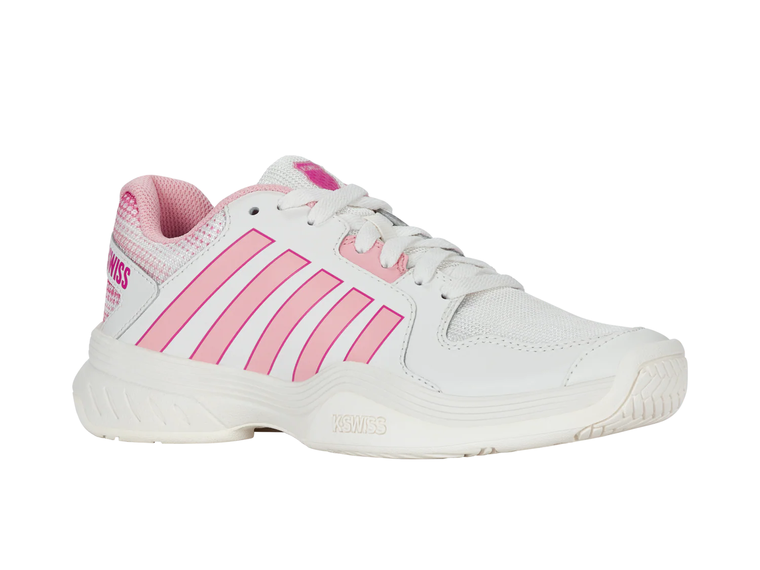 Giày Tennis Pickleball Nữ K-Swiss Hypercourt Express 2 White/Pink