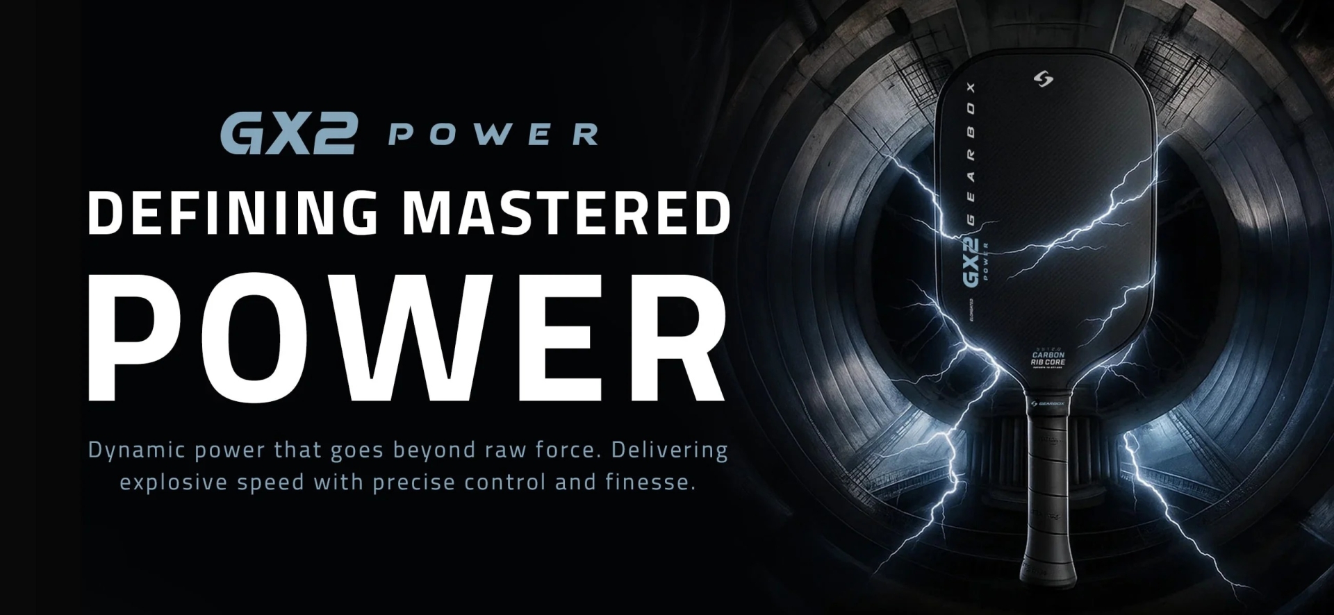 Vợt Pickleball Gearbox GX2 Power Elongated