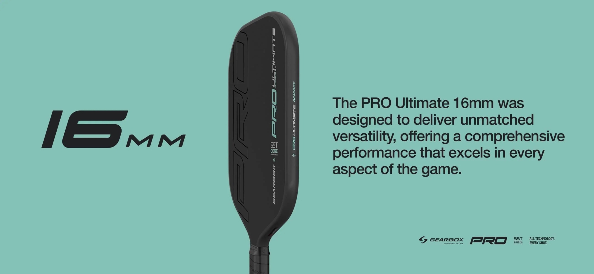 Vợt Pickleball chính hãng Gearbox Pro Ultimate Elongated