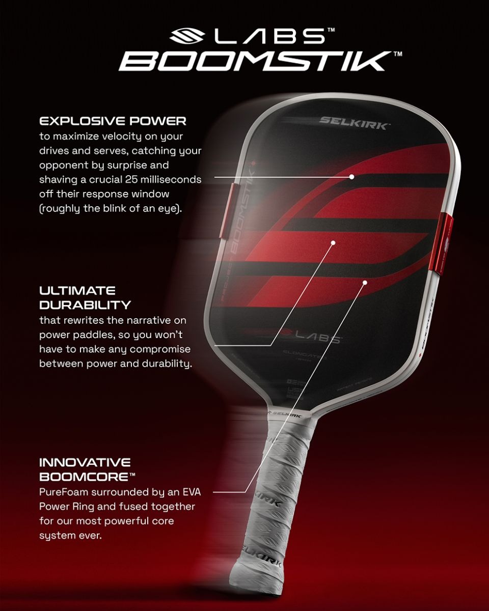Vợt Pickleball cao cấp Selkirk LABS Project Boomstik