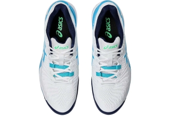 Giày Tennis Asics Gel-Resolution 9 White Digital Aqua