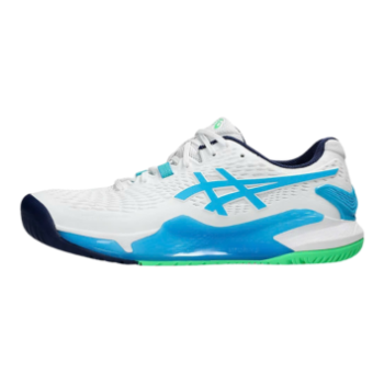 Giày Tennis Asics Gel-Resolution 9 White Digital Aqua