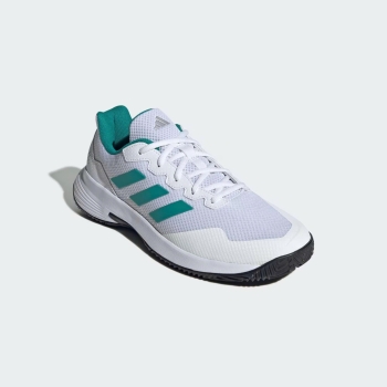Giày Adidas GameCourt 2.0 White Green chính hãng